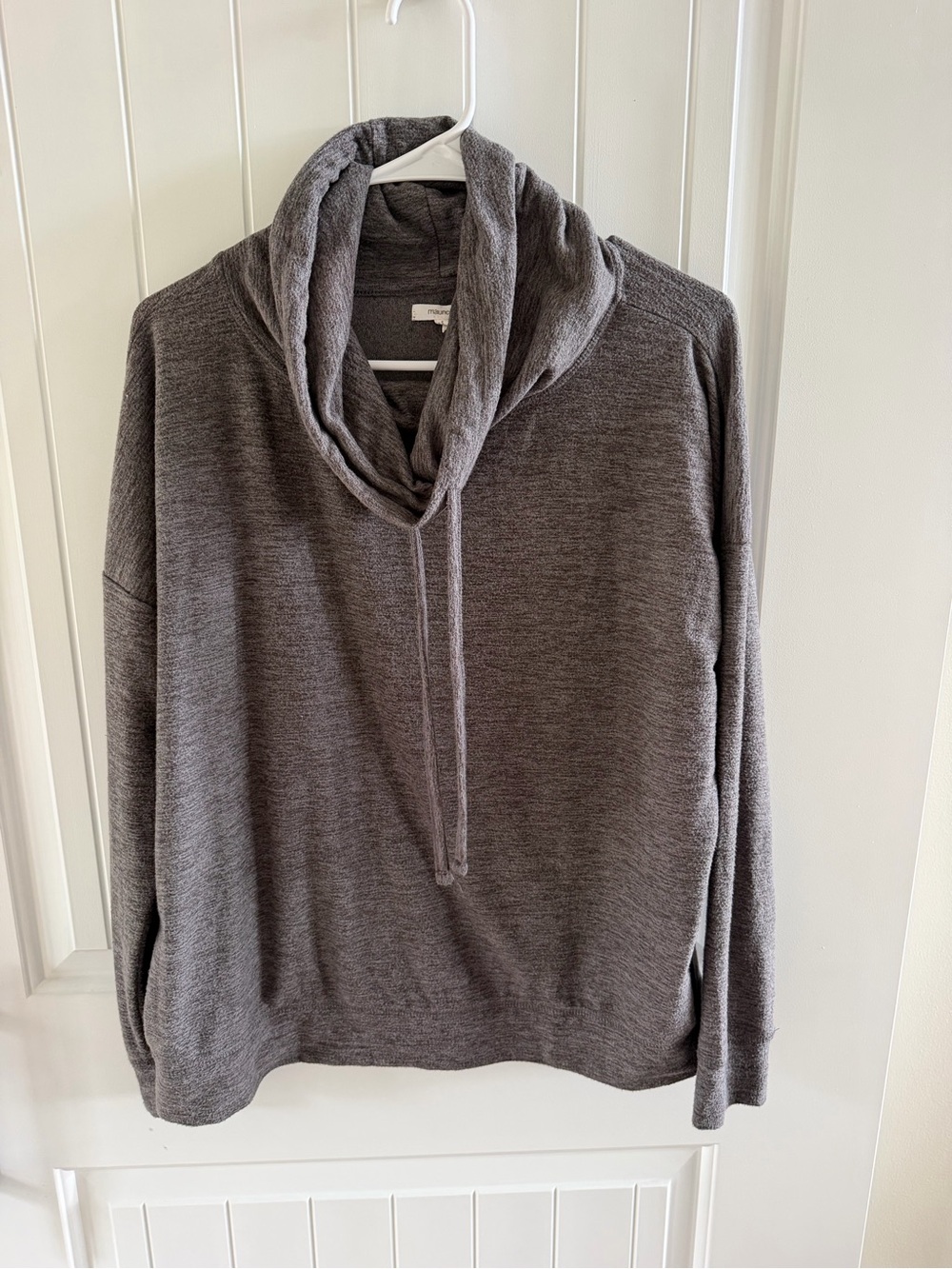 Maurices Dark Gray Turtleneck Drawstring Sweater